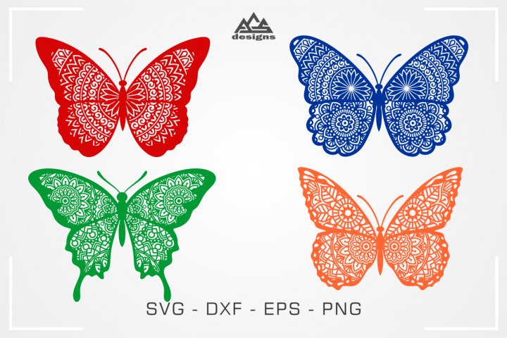 Free Free 68 Layered Butterfly Mandala Svg SVG PNG EPS DXF File