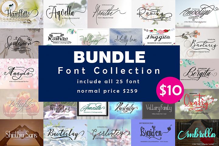 BUNDLE FONT COLLECTION