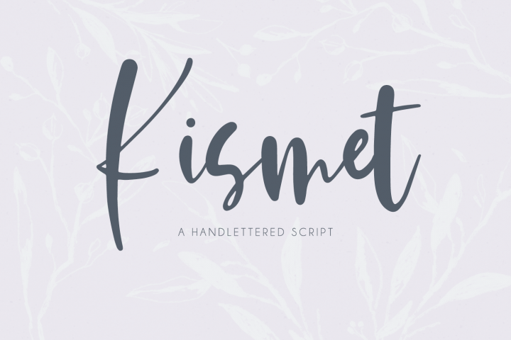 Kismet Handlettered Font