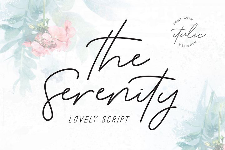 Serenity - Lovely Script