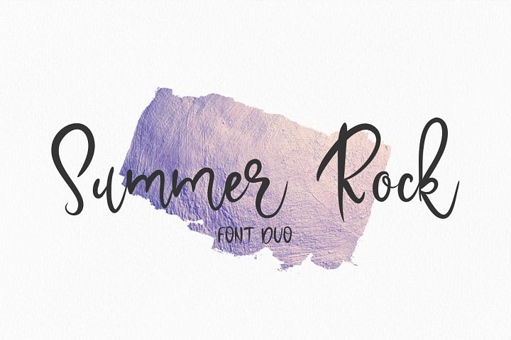 Summer Rock. Font duo