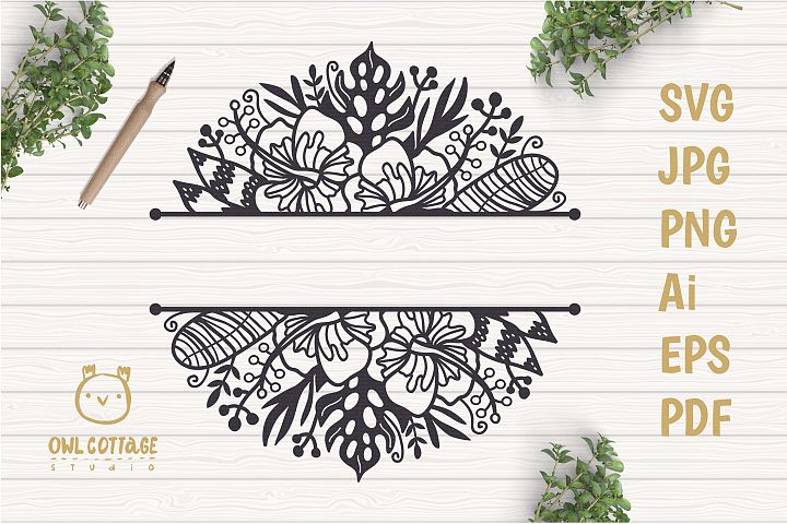 Download Free Svgs Download Tropical Border Svg Luau Decor Svg File Wedding Flowers Free Design Resources 3D SVG Files Ideas | SVG, Paper Crafts, SVG File