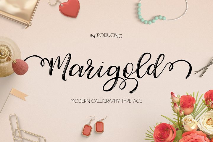 Marigold (17313) | Script | Font Bundles