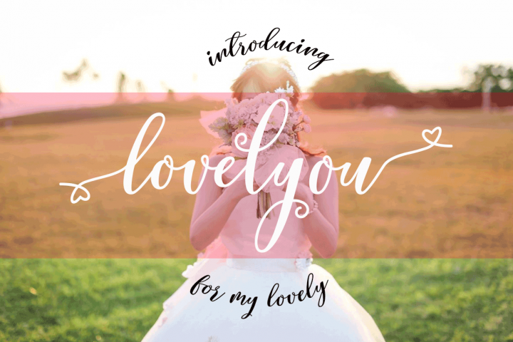 Lovelyou - Free Font of The Week
