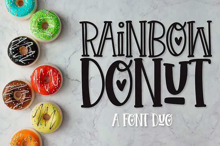 Rainbow Donut - A Silly inline and thick duo