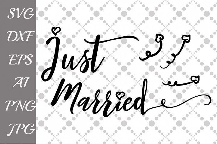 Just married Svg