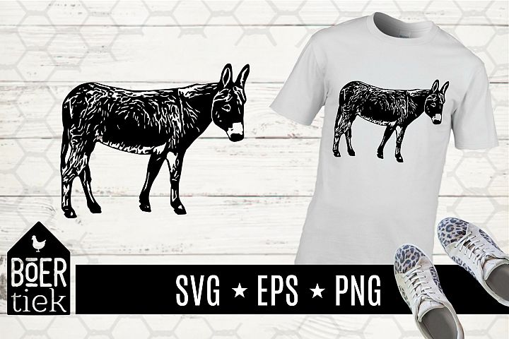 Download Donkey SVG file (127645) | Cut Files | Design Bundles