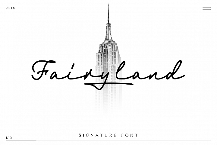 Fairyland - Classy Signature Font