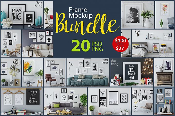 Frame Mockup - Bundle Vol. 1