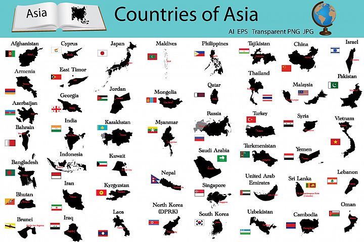 Countries Of Asia