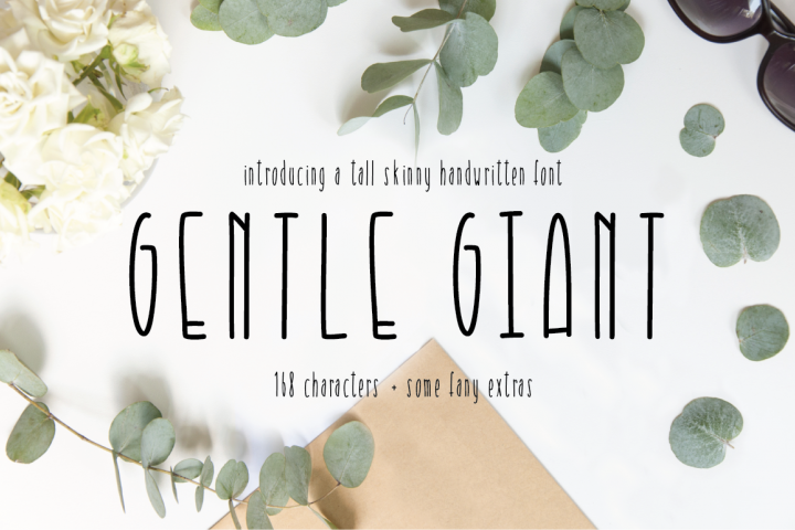 Gentle Giant Condensed Font - Free Font of The Week