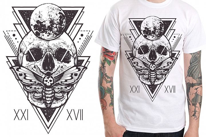 Download Skull Sacred Design I (129878) | Illustrations | Design ...