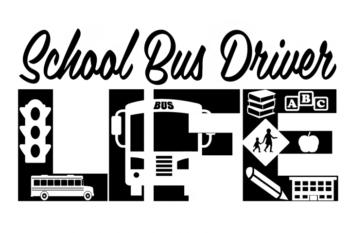 Download School Bus Driver Life SVG Cutting File for the Cricut.