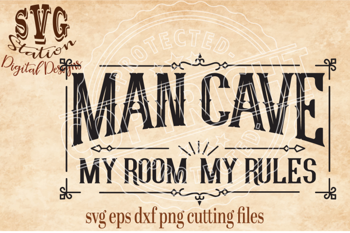 Man Cave Cut File (18034) | SVGs | Design Bundles