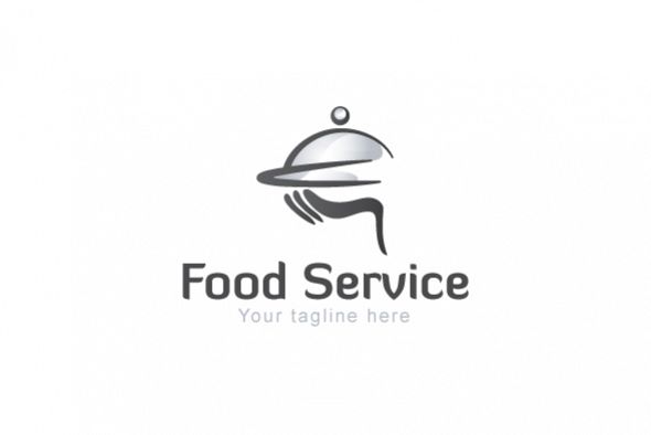 Food Service Catering Service Logo Design Template