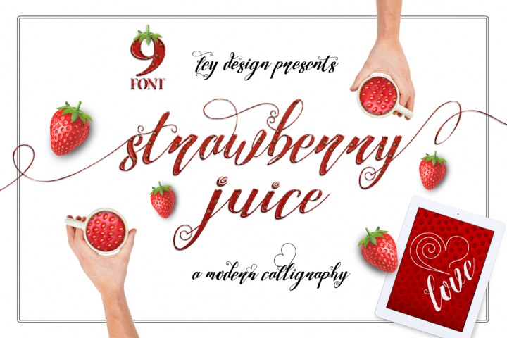 Strawberry Family - Free Font of The Week