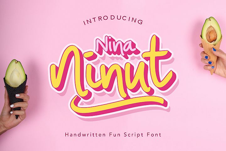 Nina Ninut - Fun Handwritten Font
