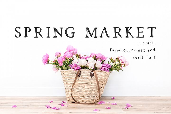 Spring Market - Rustic Serif Font