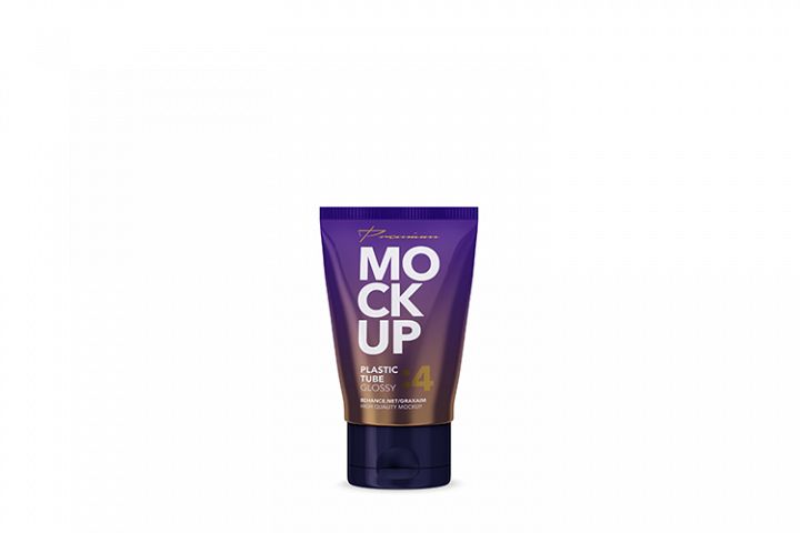Download Free Mock Ups download - Glossy Plastic Cosmetic Tube ... Yellowimages Mockups