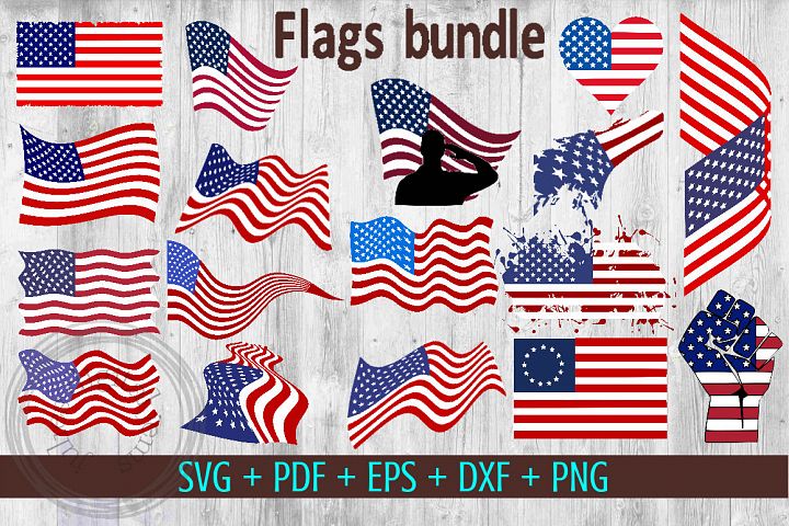 Download United States Flag bundle (264976) | SVGs | Design Bundles