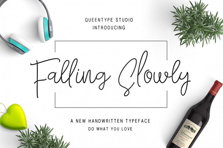 Falling Slowly - Free Font of The Week