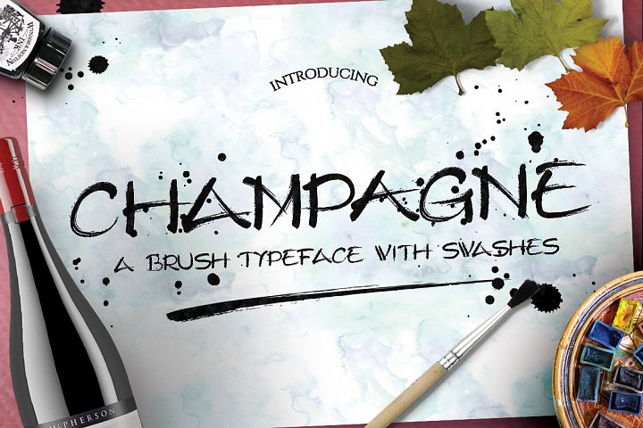 Champagne Typeface - Free Font of The Week