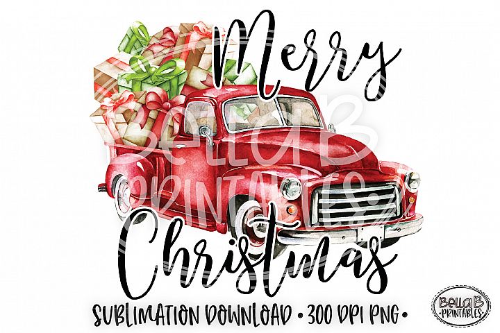 Christmas Sublimation Design, Merry Christmas Sublimation (387898 ...