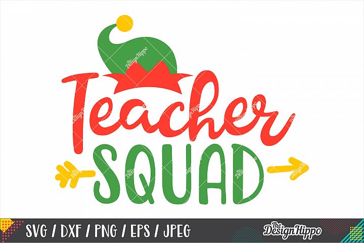 Download Teacher Christmas Bundle of 10 SVG PNG DXF PNG EPS Cut Files