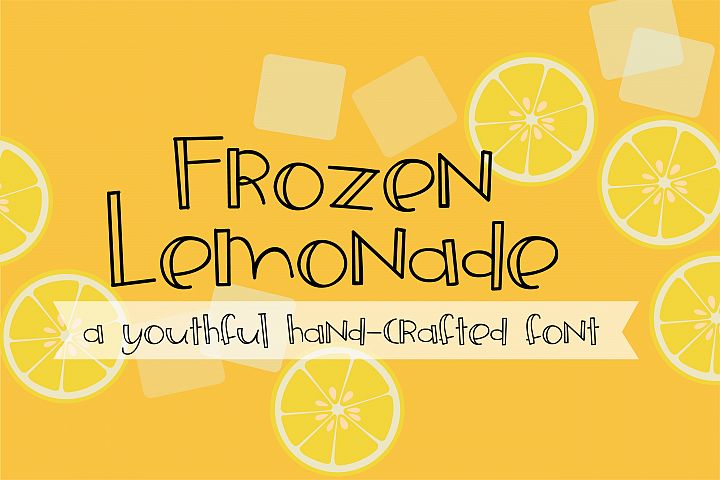 ZP Frozen Lemonade - Free Font of The Week