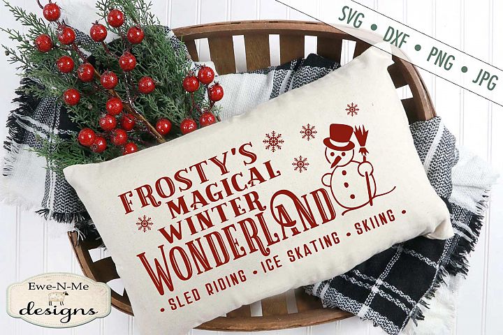 Download Frostys Magical Winter Wonderland SVG DXF Files