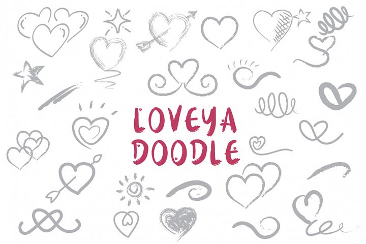 Loveya Script (Font Duo + Extras) | Free Font Download