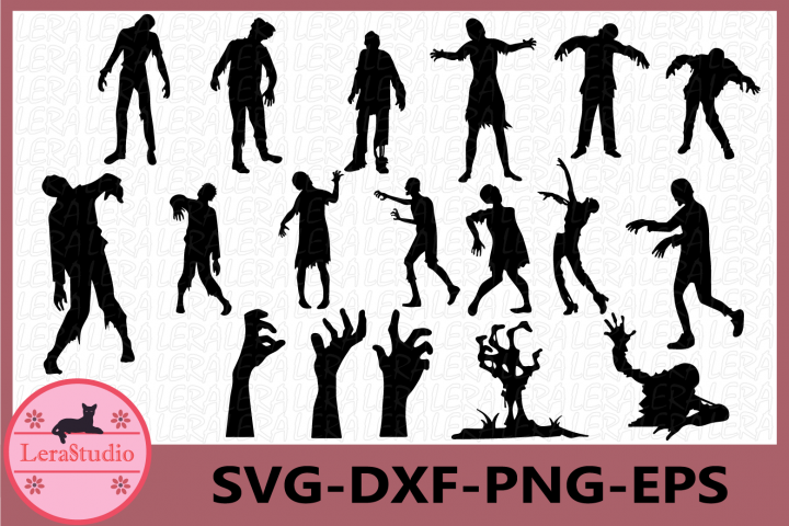 Zombies Svg, Zombie Svg, Halloween Svg, Zombie Silhouettes