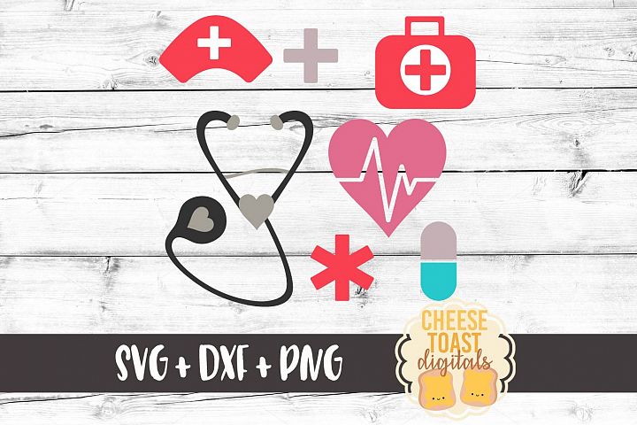 Download Nurse Bundle - Nurse Hat - Stethoscope - Nurse SVG Files ...