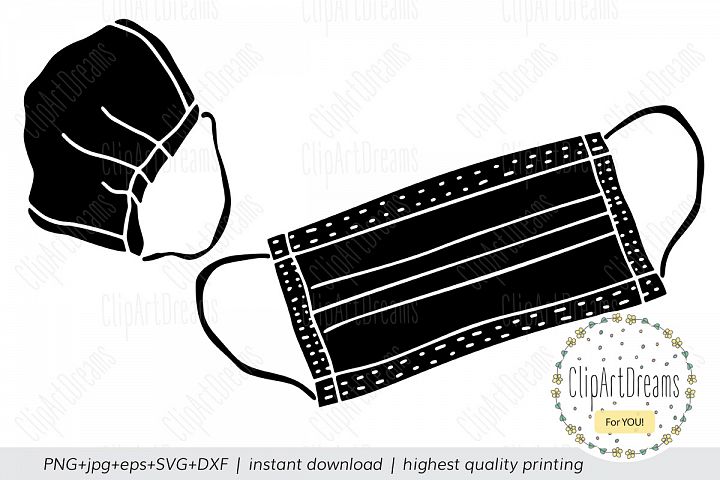 Download Medical mask SVG, Medical Nursing Surgical face mask cutting (519494) | Illustrations | Design ...