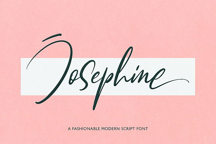 Josephine Fashionable Script Font