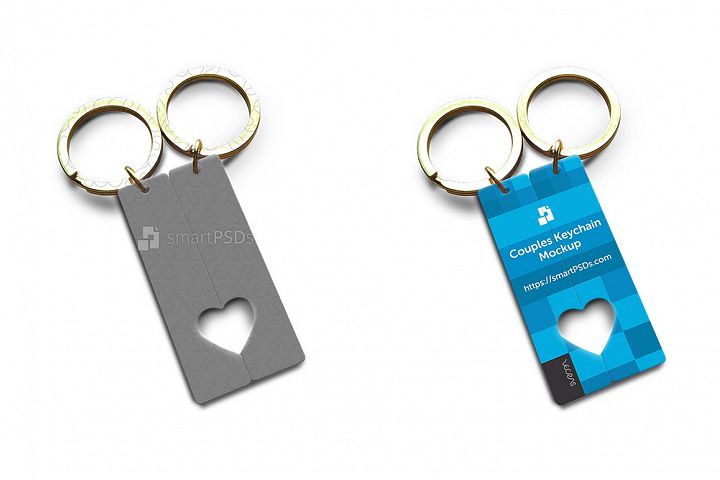 Download Open Heart Couples Keyring PSD Design Mockup (21711 ...