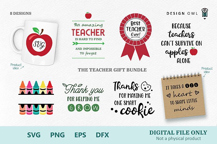 Download The Teacher Gift Bundle - SVG cut files (256749) | Cut Files | Design Bundles