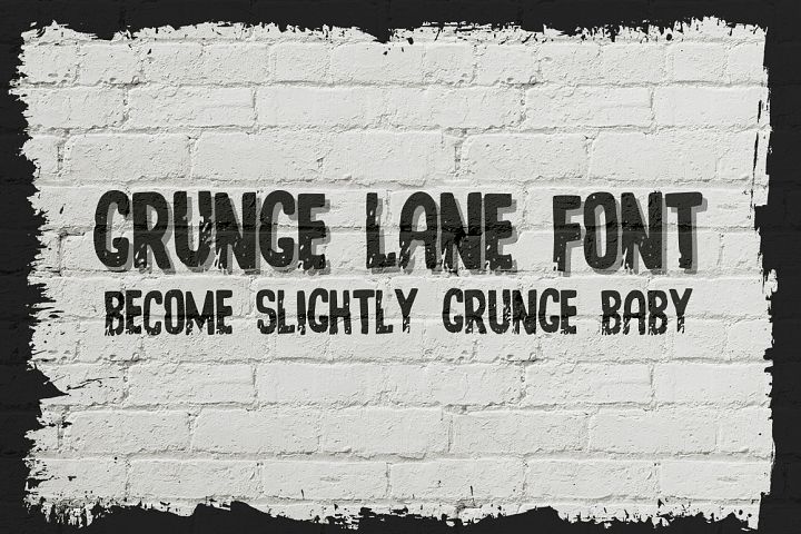 Grunge Lane Font
