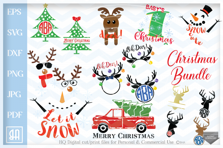 Christmas bundle SVG, Christmas designs Bundle SVG