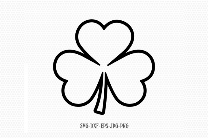 Download Shamrock outline svg, St Patrick's Day Svg (192381) | SVGs ...