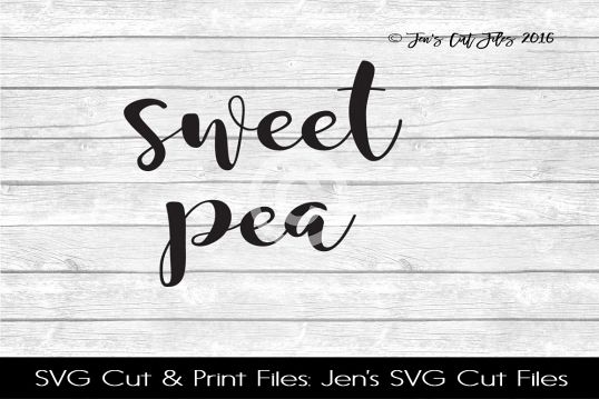 Sweet Pea SVG Cut File (53922) | SVGs | Design Bundles