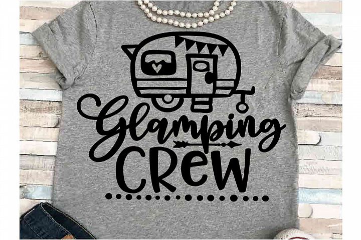 Download Camping SVG DXF JPEG Silhouette Cameo Cricut Glamping crew