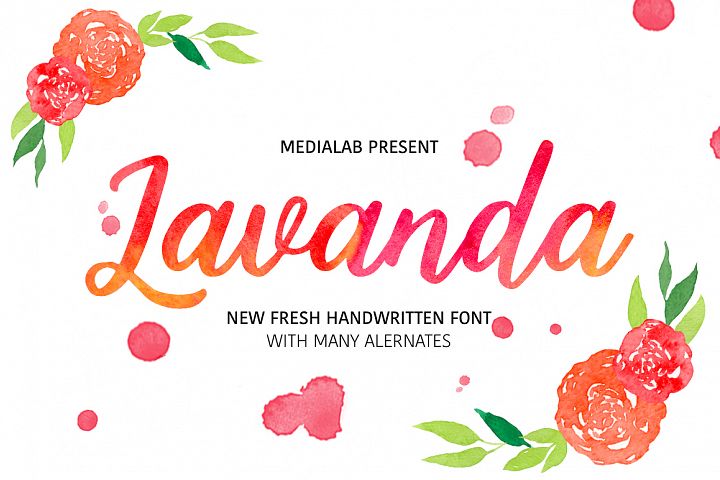 Lavanda - Free Font of The Week