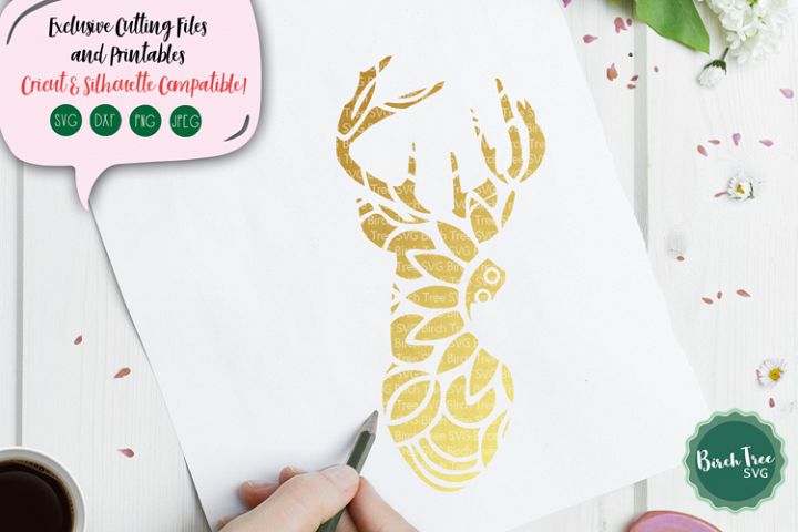 Download Deer Mandala SVG Cut File, Reindeer SVG, Deer Svg Cut File ...