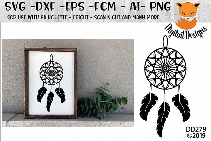 Download Single Dream Catcher Illustration SVG