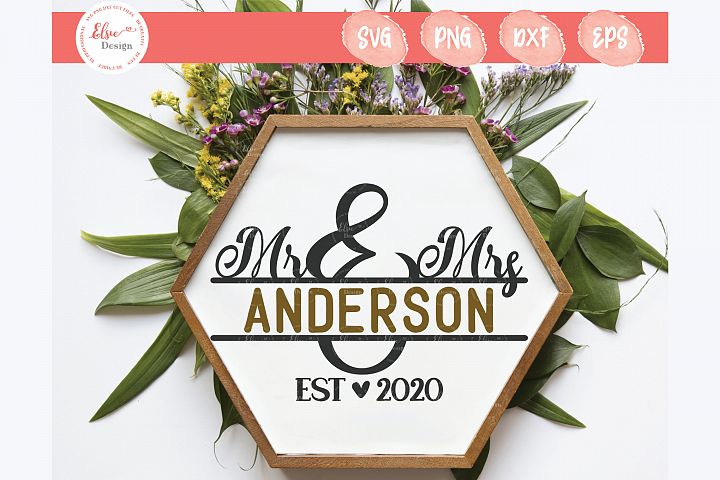 Download Mr And Mrs Monogram Svg Cut Files 483719 Cut Files Design Bundles