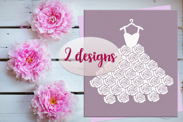 Download Wedding Dress SVG PNG EPS DXF (264748) | SVGs | Design Bundles