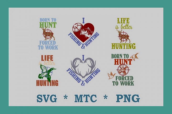 Download Hunting Bundle 6 SVG Cut Files