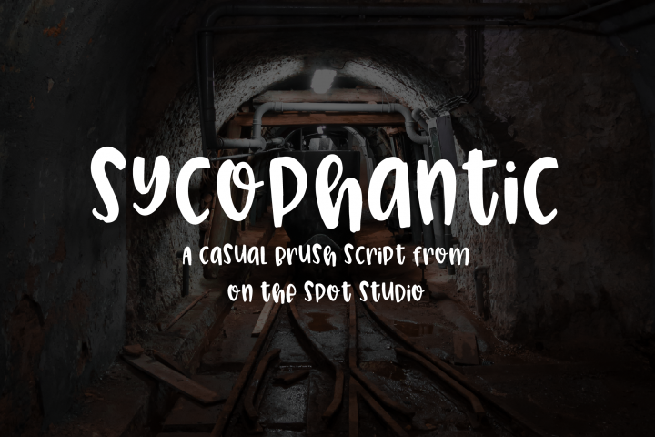 Sycophantic - Free Font of The Week