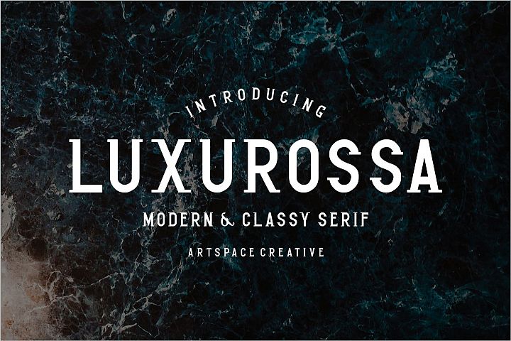 LUXUROSSA MODERN & CLASSY SERIF